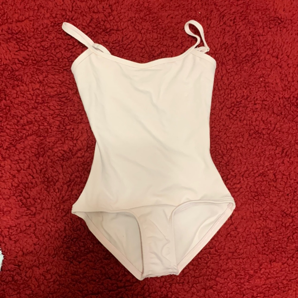 Pink dance leotard